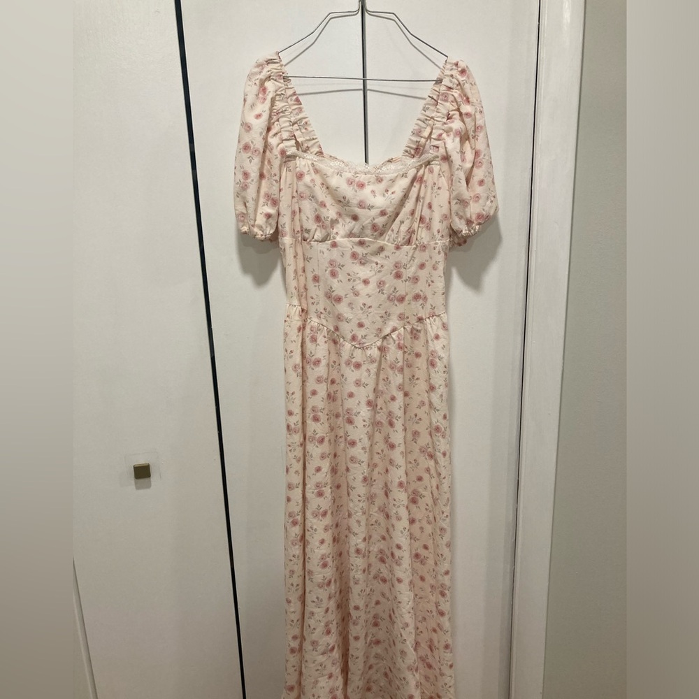 Floral cottage core dress